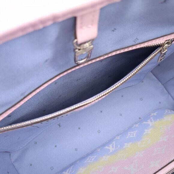Authentic Louis Vuitton Neverfull Monogram Escale MM Tote Shoulder Bag Pastel - Picture 14 of 16